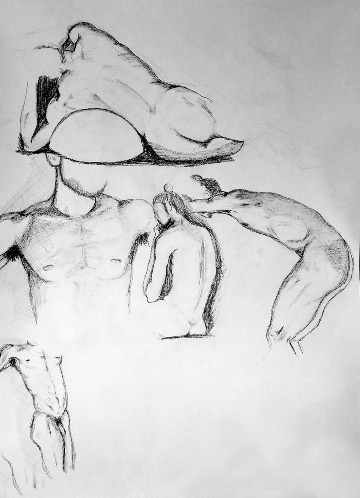 Composición a través del estudio de la figura humana.