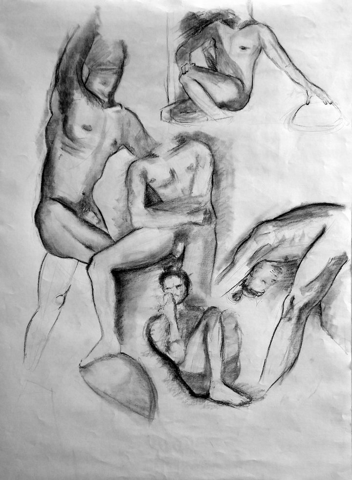 Composición a través del estudio de la figura humana.